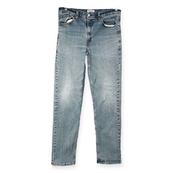 Denizen Levi’s 231 Athletic Men’s 34x34 Blue Stretch Straight Jeans Casual - Picture 1 of 8